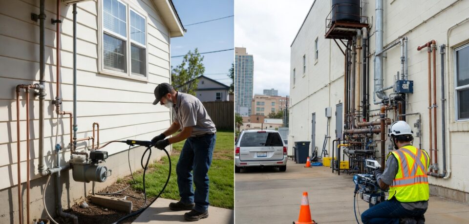 Residential vs Commercial Leak Detection in San Diego County