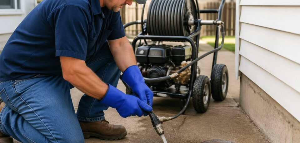 Hydro Jetting Drain Cleaning Plumbing