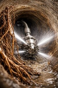 Sewer Line Root Removal & Descaling