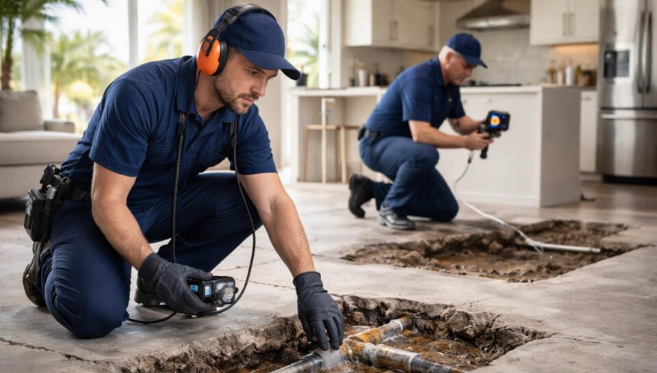 Trusted Slab Leak Detection Plumbing Experts