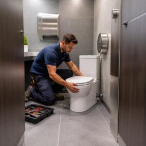 Commercial toilet replacement in San Marcos