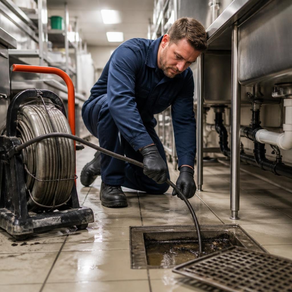 Emergency Commercial Drain Backup