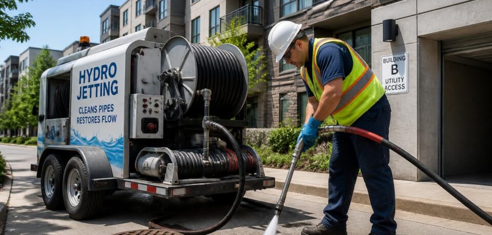 Hydro Jetting for Apartment Complexes in Oceanside