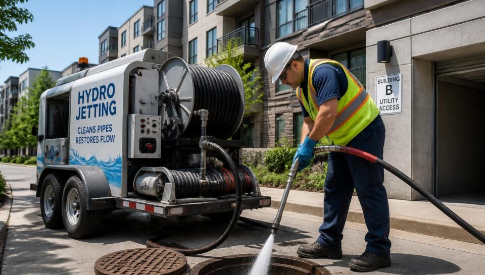 Hydro Jetting for Apartment Complexes in Oceanside