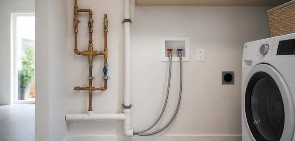 Laundry Room Plumbing Installation for ADUs