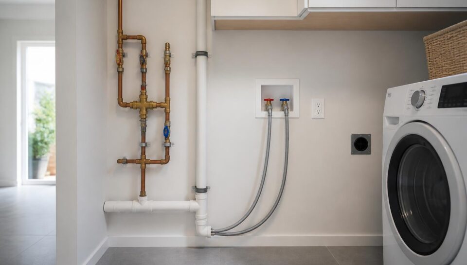 Laundry Room Plumbing Installation for ADUs