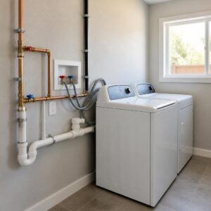 Laundry Room Plumbing Installation for ADUs