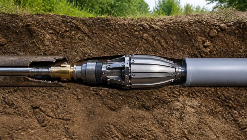 Trenchless Sewer Bursting for Collapsed Pipes in Escondido