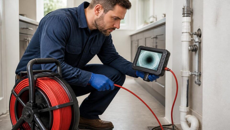 Waste Line Camera Inspection for Property Buyers in National City