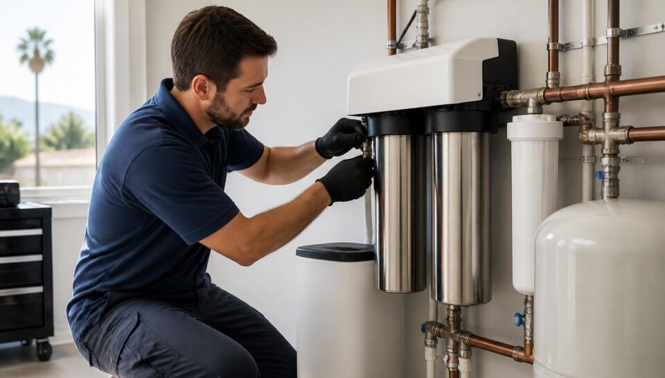 Water Filtration System Installation for Hard Water in Vista