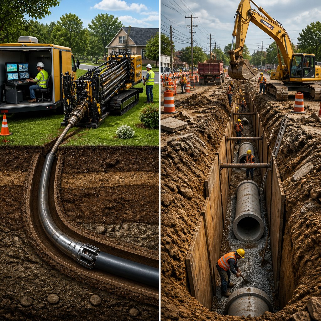 Advanced Trenchless Engineering vs. Traditional Digging