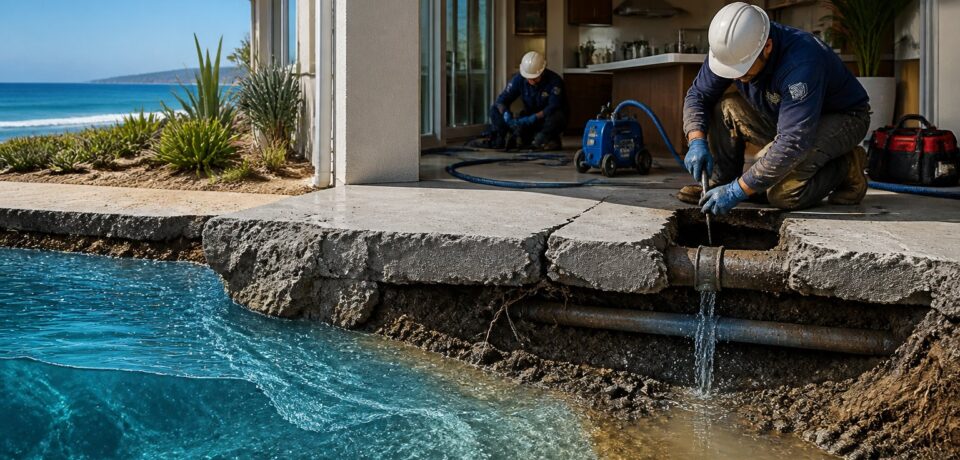 Coastal Saltwater Intrusion & Slab Leak Repair Coastal Saltwater Intrusion & Slab Leak Repair in Imperial Beach