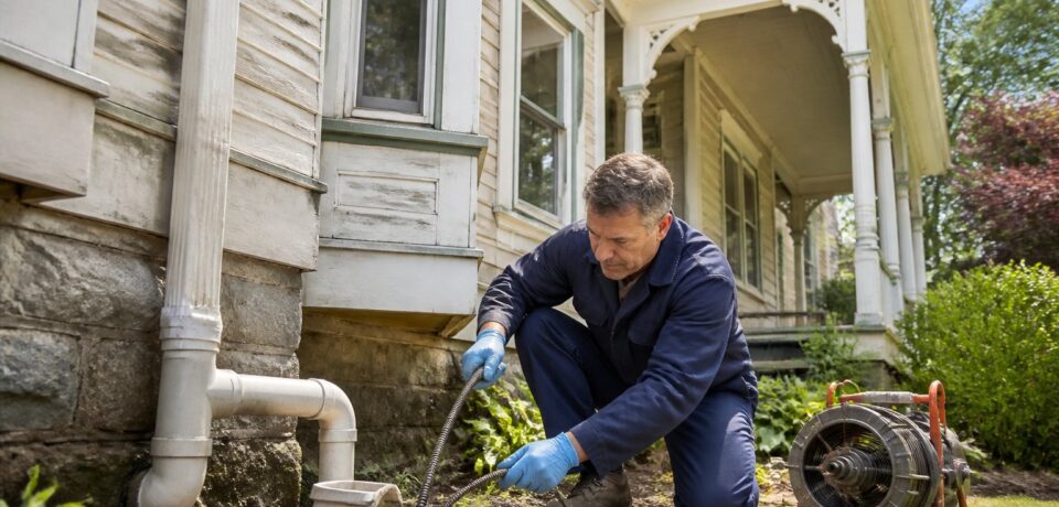 Drain Cleaning for Older Home in San Diego