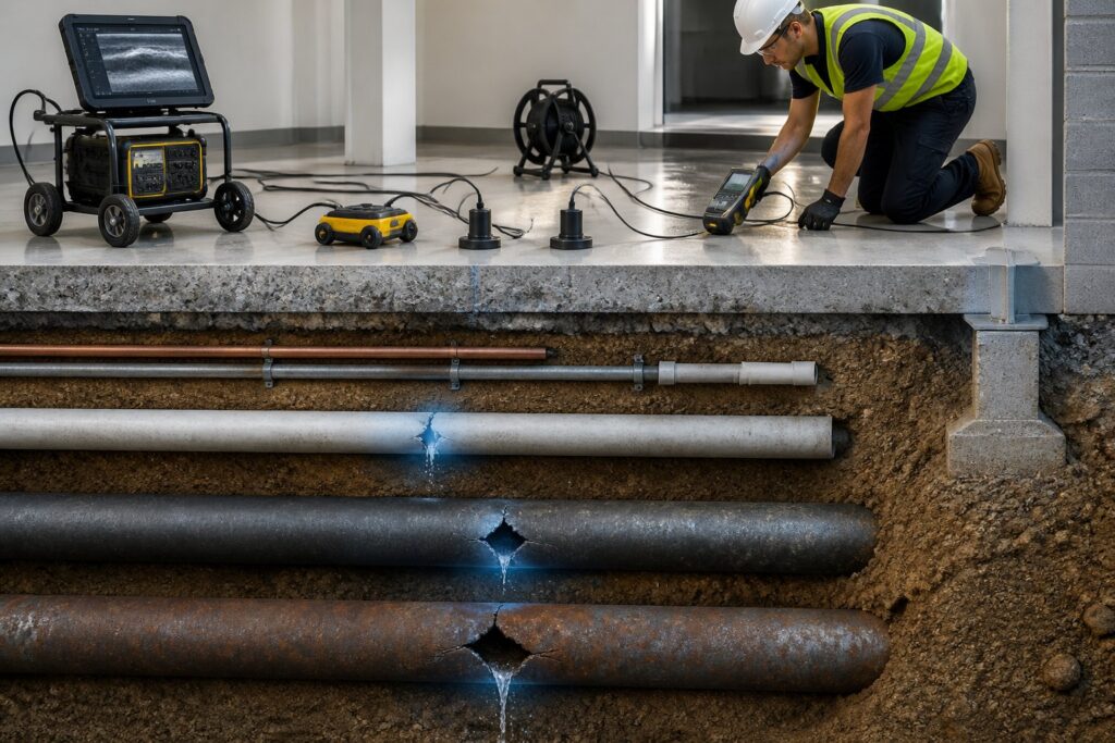 Technical Methods to Isolate Sub-Slab Pipe Failures