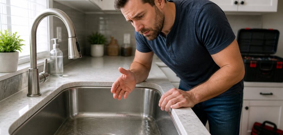Don't Ignore a Slow Drain in Your House